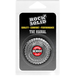 RockSolid by Doc Johnson Cockring The Radial 22mm Transparent